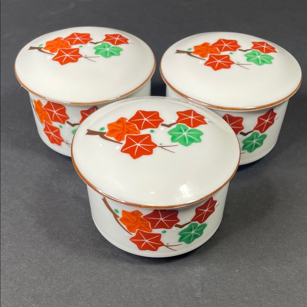 Vintage Japanese Teacups Set of 3